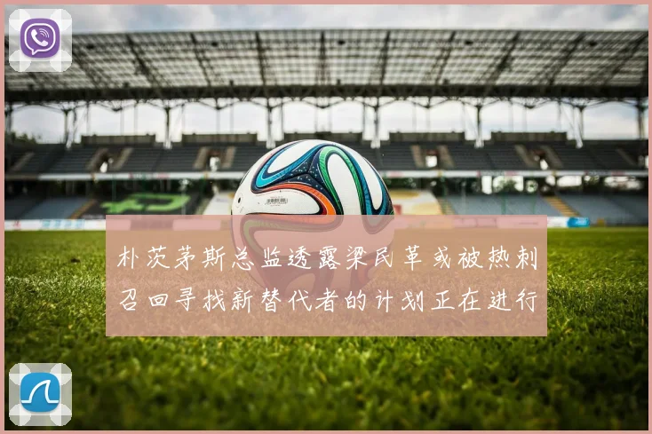 朴茨茅斯总监透露梁民革或被热刺召回寻找新替代者的计划正在进行中